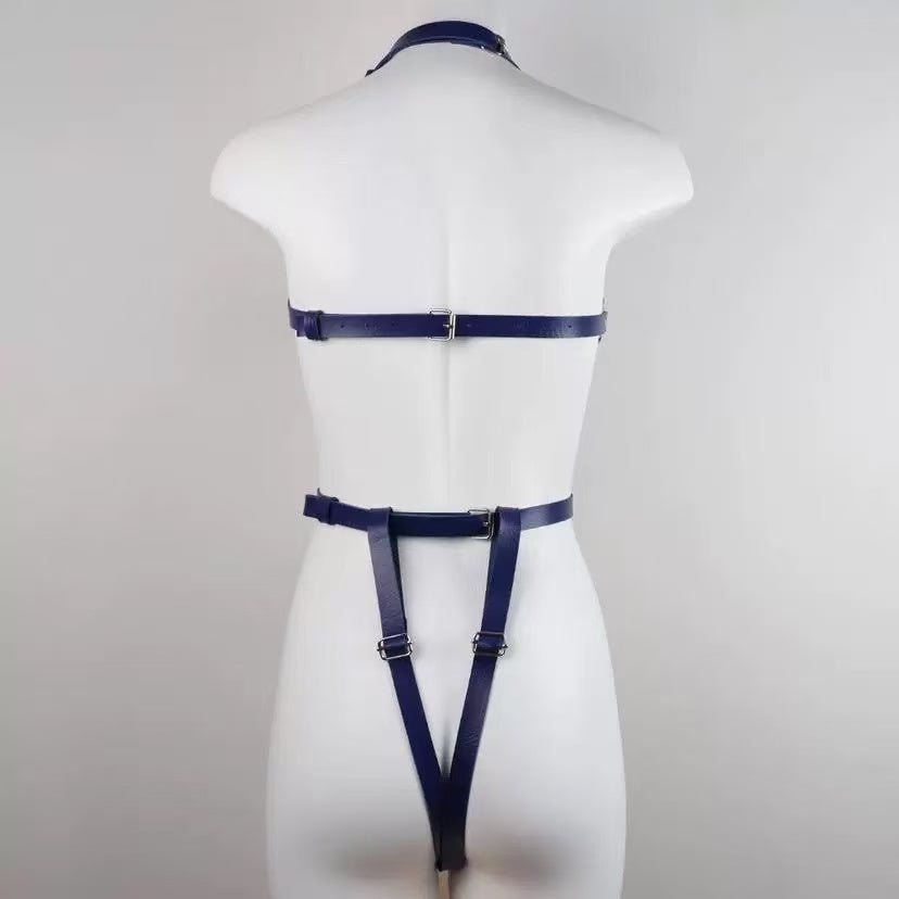 PU style one-piece binding garment
