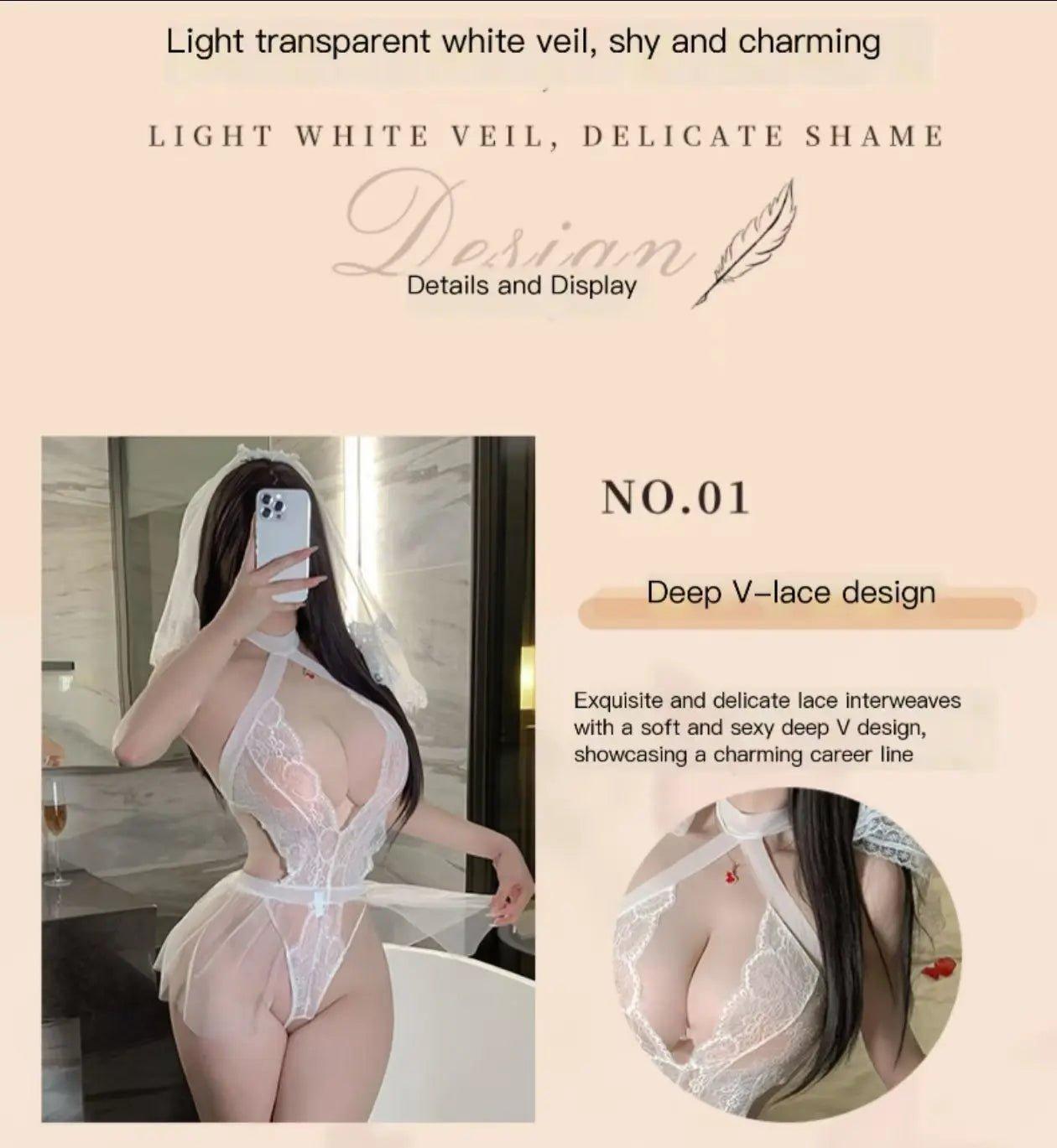 Pure desire free pajamas sexy sheer mesh set - BabyFansBabyFans