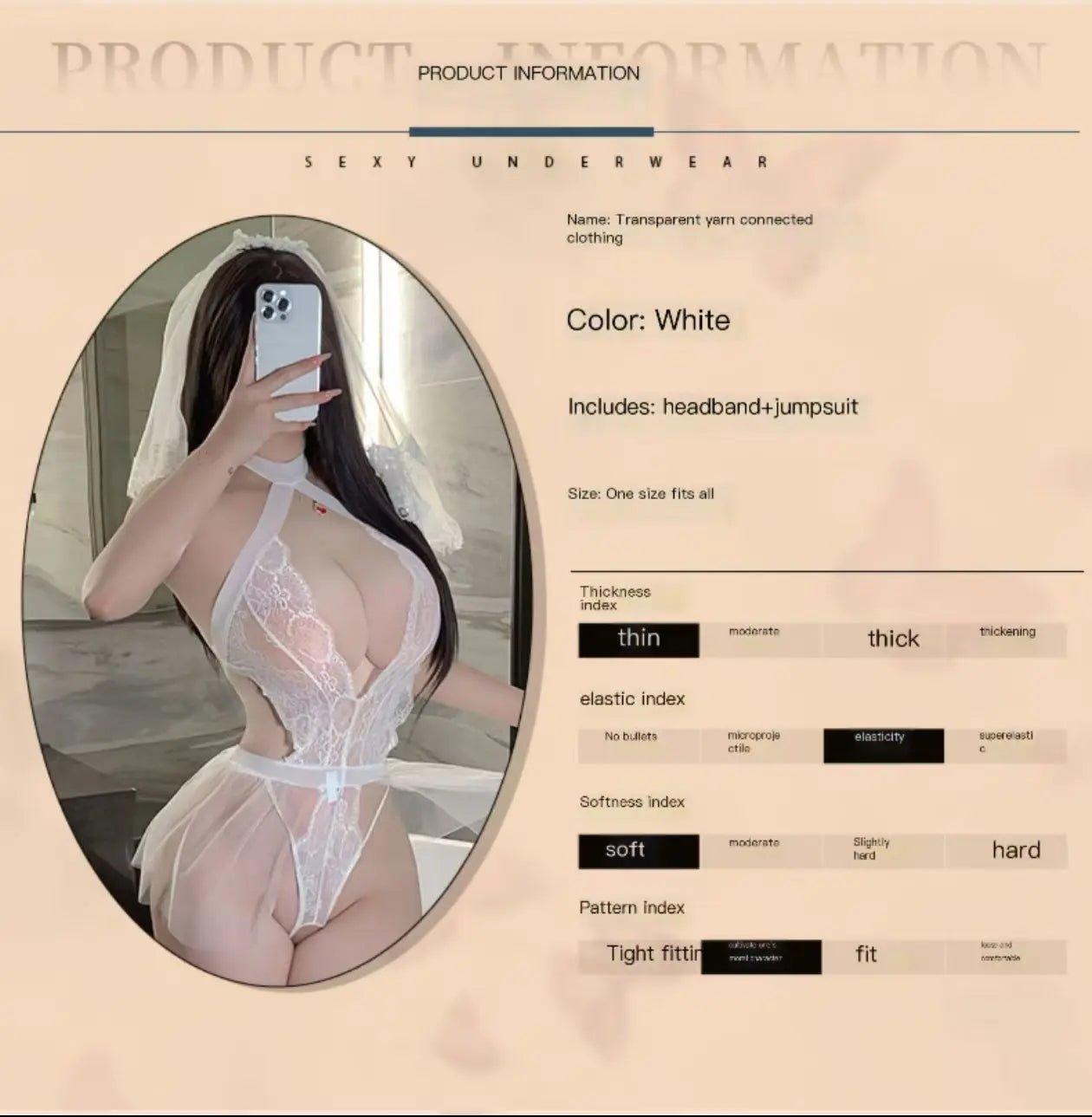 Pure desire free pajamas sexy sheer mesh set - BabyFansBabyFans
