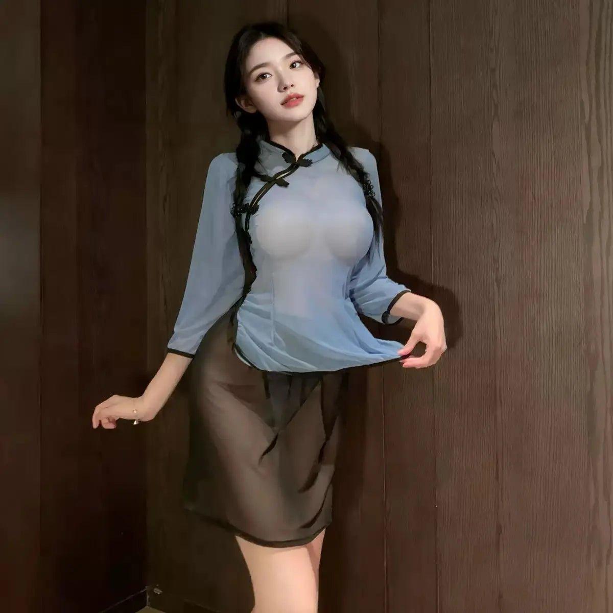 Republic of China style, student uniforms, sexy uniforms - BabyFansBabyFans