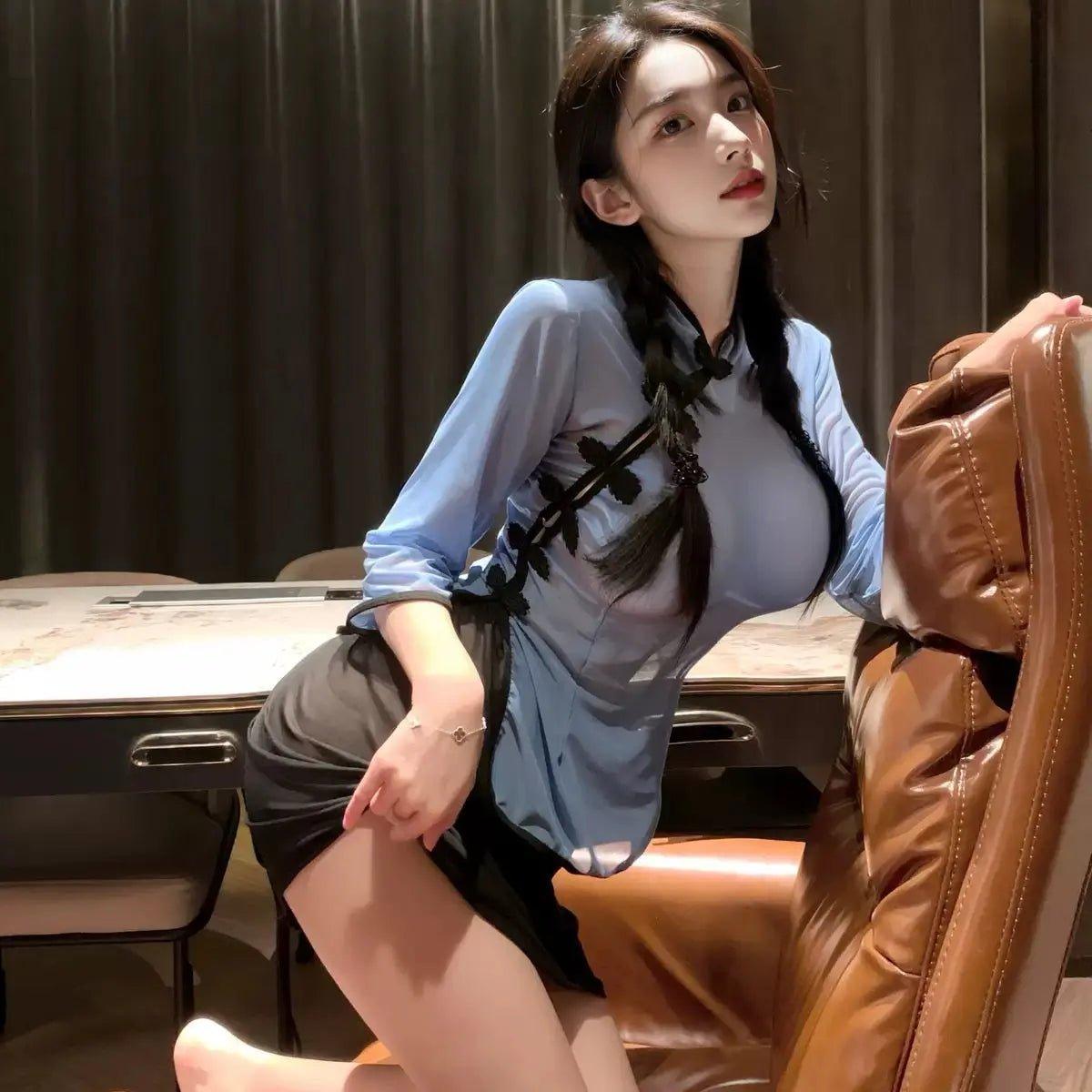 Republic of China style, student uniforms, sexy uniforms - BabyFansBabyFans