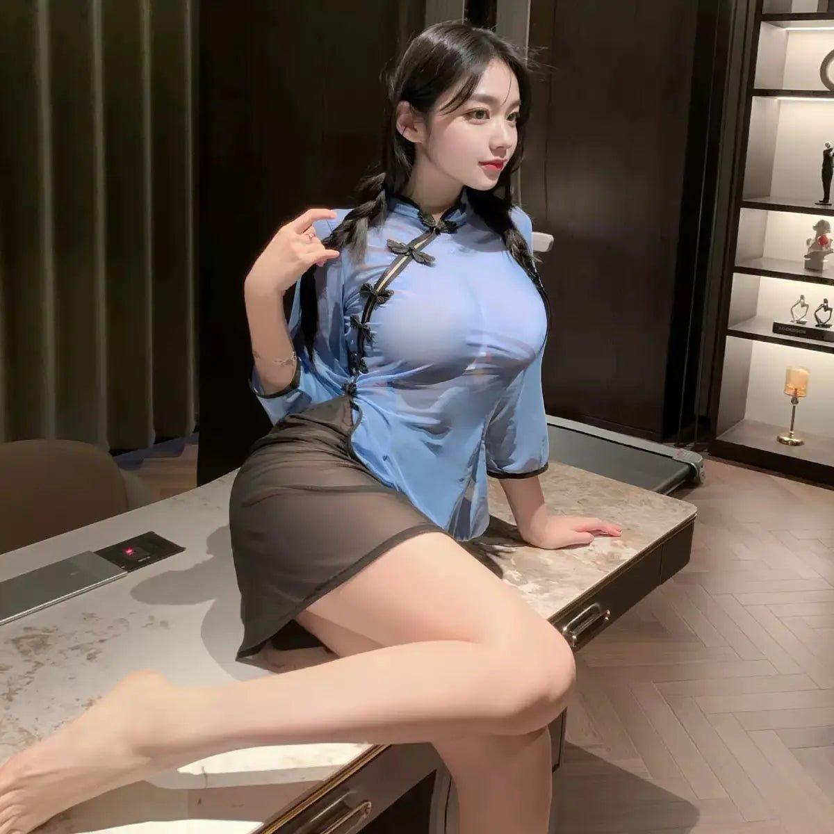Republic of China style, student uniforms, sexy uniforms - BabyFansBabyFans