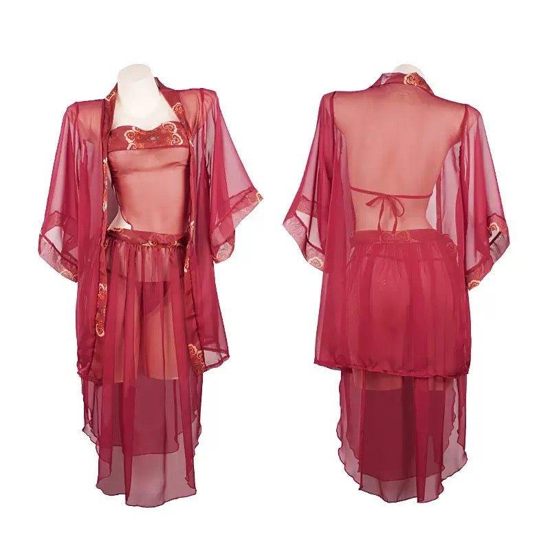 Ancient style palace style, imperial concubine bellyband, classical embroidery suit - BabyFansBabyFans
