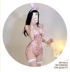 Bunny girl pure desire sexy open crotch jumpsuit - BabyFansBabyFans