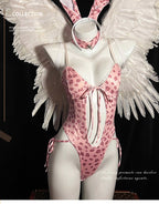 Bunny girl pure desire sexy open crotch jumpsuit - BabyFansBabyFans