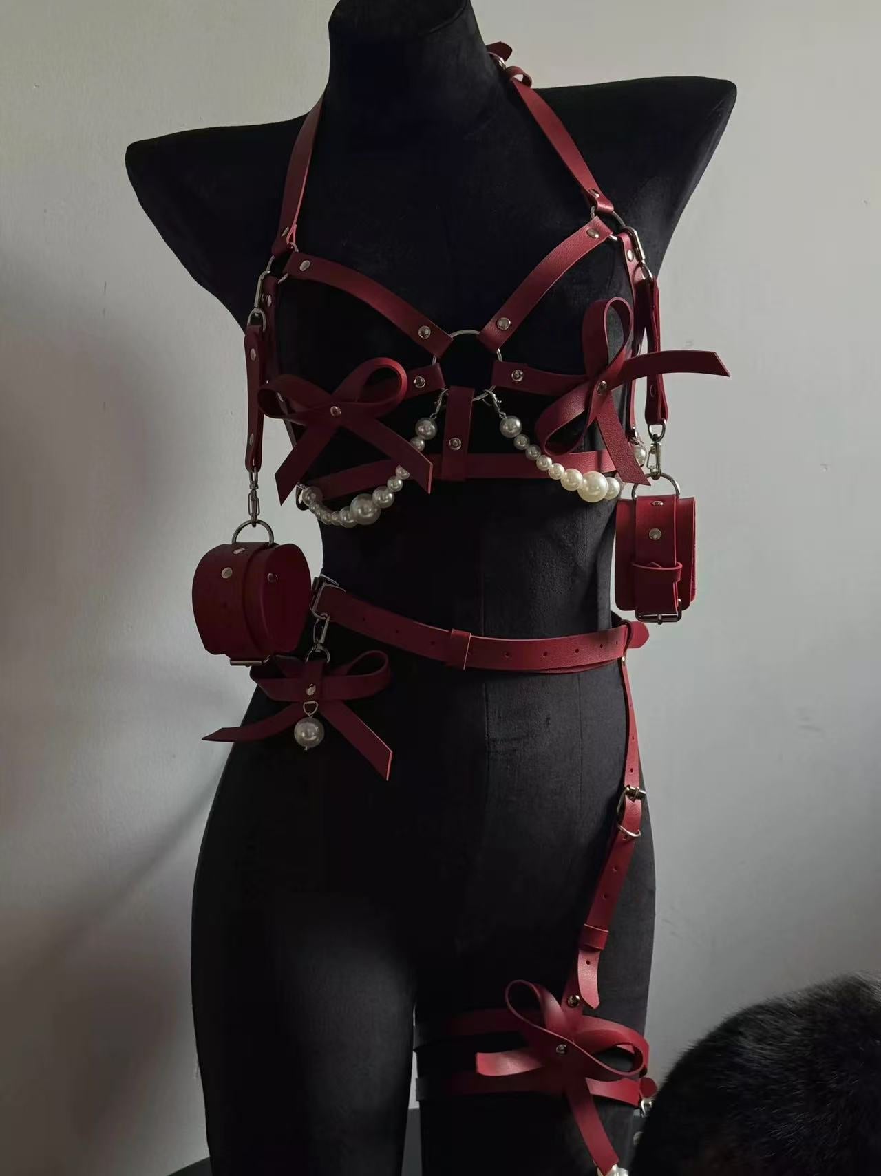 Butterfly Knot Pearl Collar Strap Personalized Cross Body Chain - BabyFansBabyFans