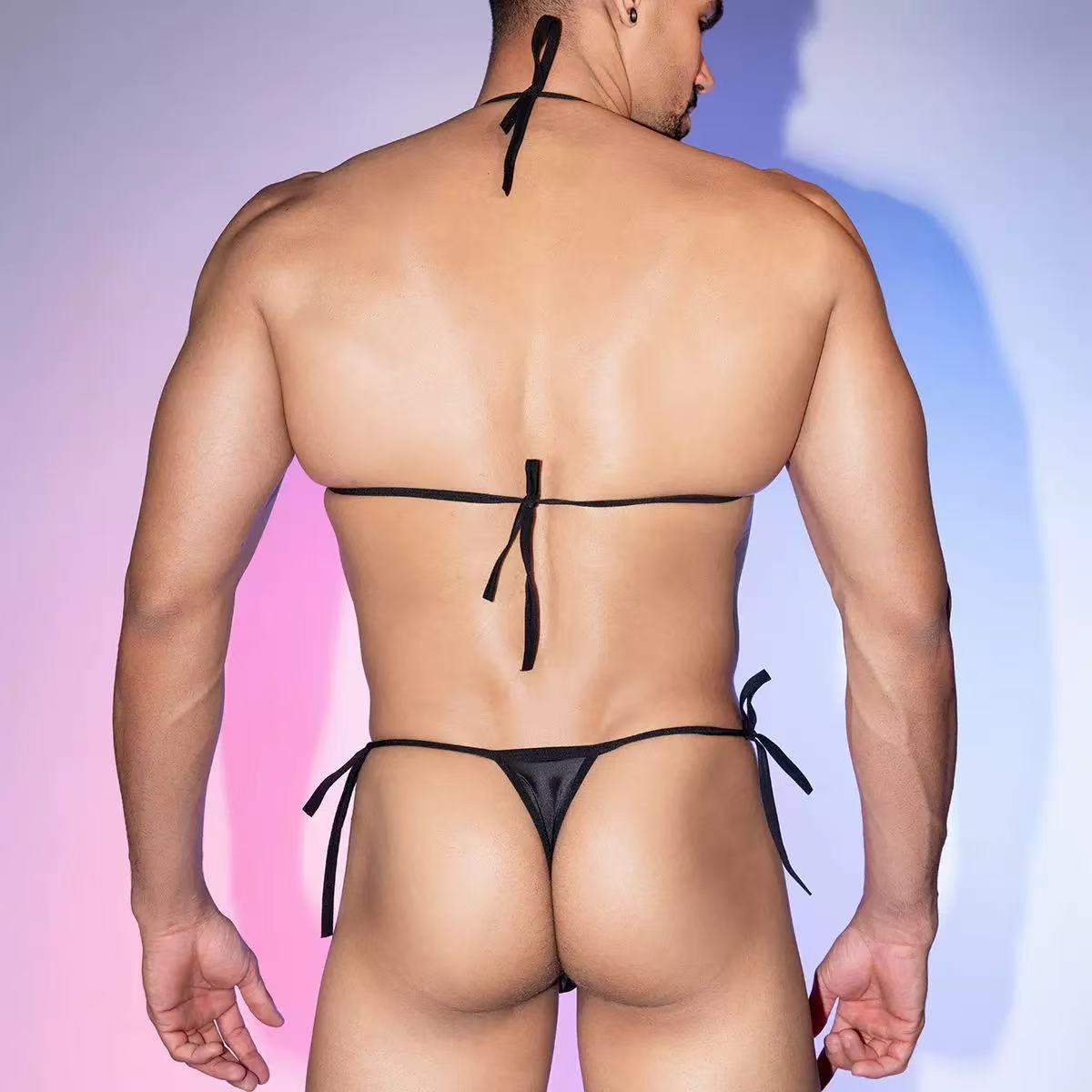 Men's high elasticity three - point thong set - BabyFansBabyFans
