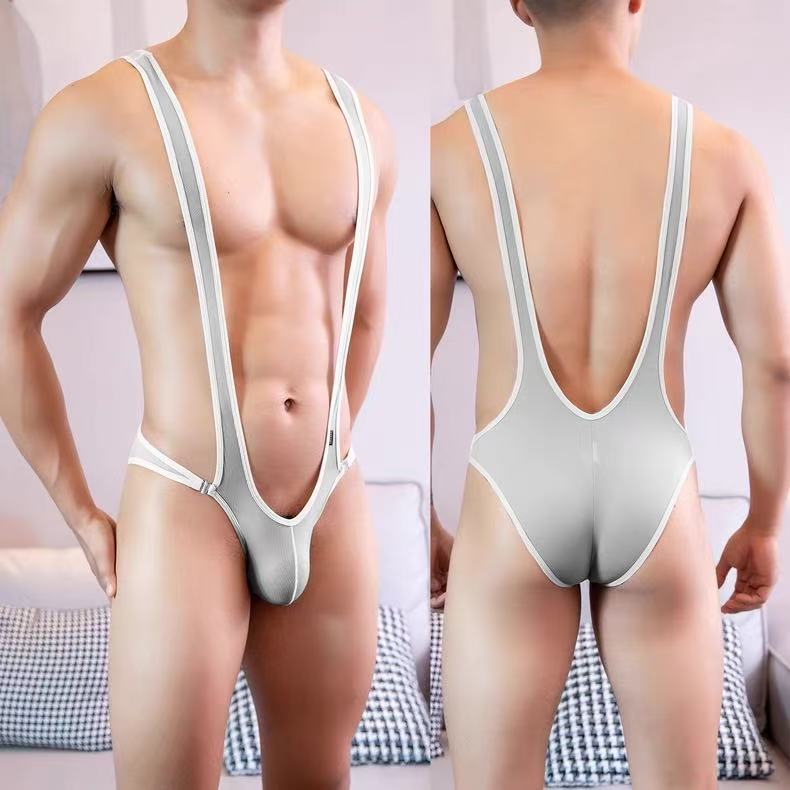 Men's home fitness sports jumpsuit can be undone - BabyFansBabyFans