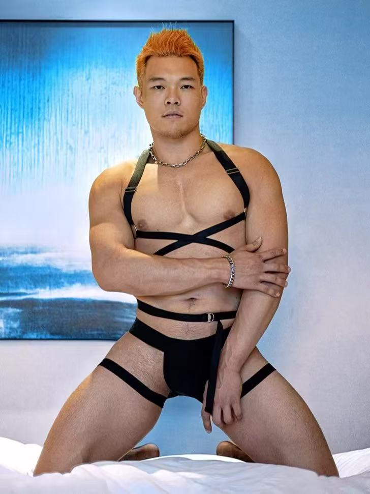 Men's low waisted non removable sports sexy underwear - BabyFansBabyFans