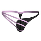 Men's single - sided hollow waistband thong - BabyFansBabyFans