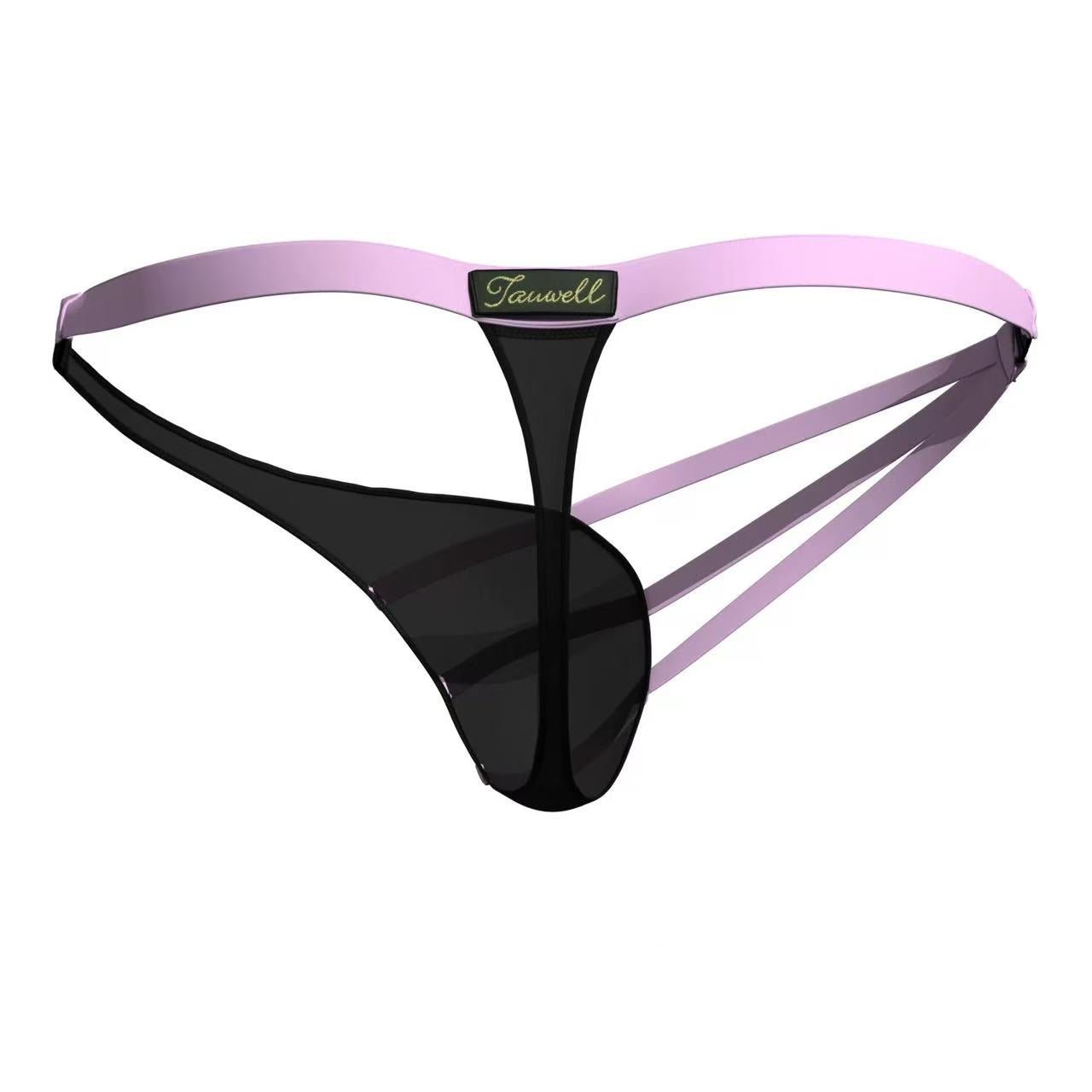 Men's single - sided hollow waistband thong - BabyFansBabyFans