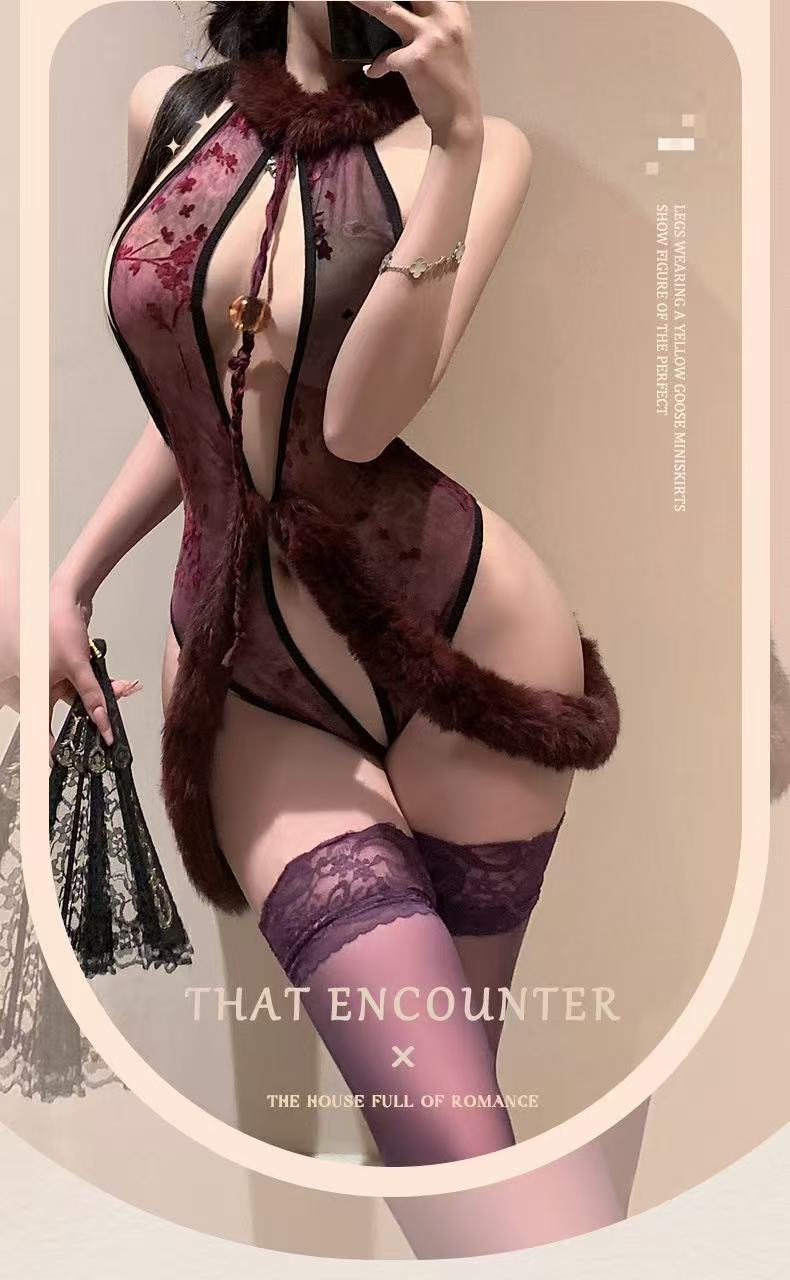New Chinese style sexy one - piece set without taking off temptation - BabyFansBabyFans