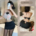 Sexy baring backpack hip pajama set - BabyFansBabyFans
